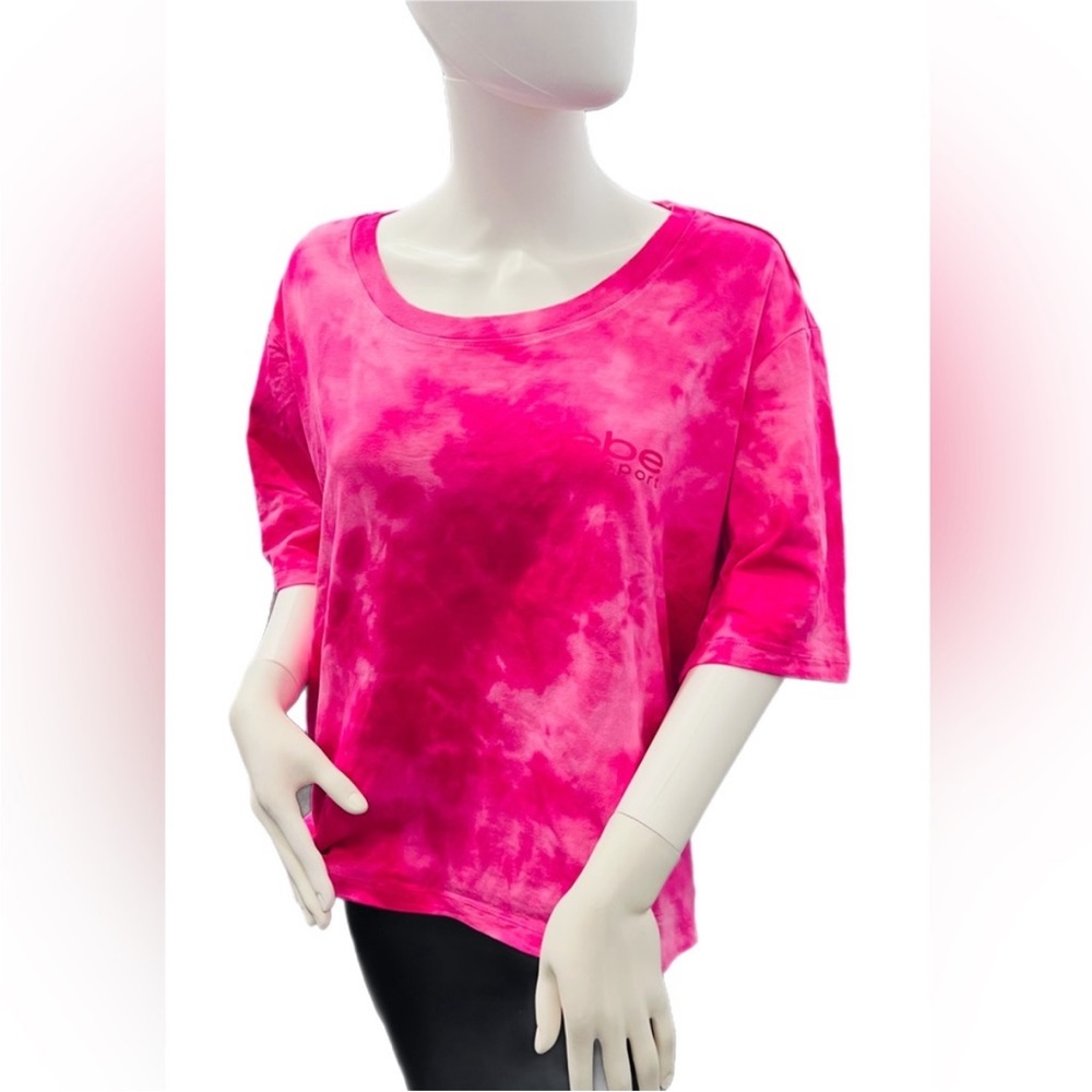 Bebe Sport pink tie dye crop top 3X - Picture 2 of 7